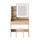 Dressing Table Set Stool Led - Wood
