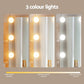 Dressing Table Set Stool 10 Led Bulbs - Wood