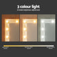 Dressing Table Vanity Desk Set Stool 10 Led Bulbs - White