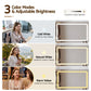 Dressing Table Makeup Vanity Desk Large LED Mirror 10 Drawers Power Outlet Hair Dryer Holder Hook White