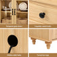 Waylon Buffet Sideboard Storage Cabinet Kitchen Cupboard Faux Drawer 150CM - Pine