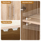 Set of 2 Brogan Buffet Sideboard Cabinet Pantry Hutch Kitchen Storage Organiser - Pine