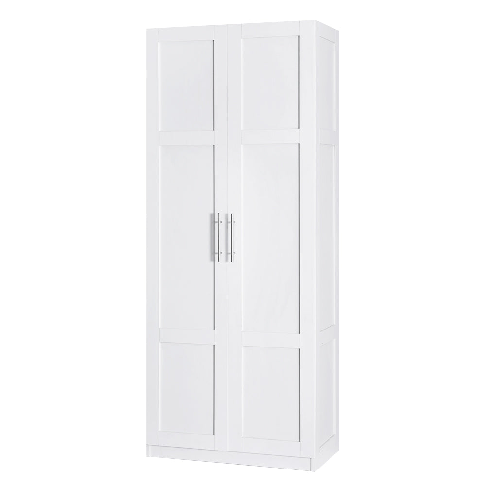 2 Door Buffet Sideboard Cupboard Cabinet Pantry - White