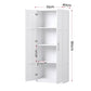 Set of 2 Brogan Buffet Sideboard Cabinet Pantry Hutch Kitchen Storage Organiser - White