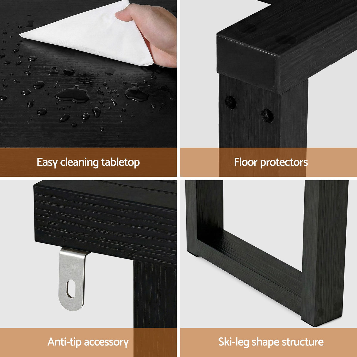 Console Table 110CM - Black
