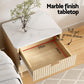 Elio Bedside Tables Nightstand 1 Drawer Shelves - Pine