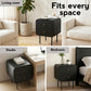 Skye Bedside Tables Side End Table Nightstand with 2 Drawers - Black