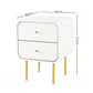 Skye Bedside Tables Side End Table Nightstand with 2 Drawers - White