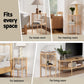 Ithara Coffee Table 2-Tier Round Wood
