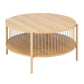 Ithara Coffee Table 2-Tier Round Wood