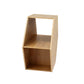 Isagoras Coffee Table Hexagonal Center Table with Open Storage 2-Way Display Side Table - Wood
