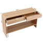 Console Table Hallway Entryway Storage Drawer Shelf Curved Edge 120CM - Pine