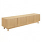 Blaise 180cm TV Unit Entertainment Unit Storage Cabinet - Pine