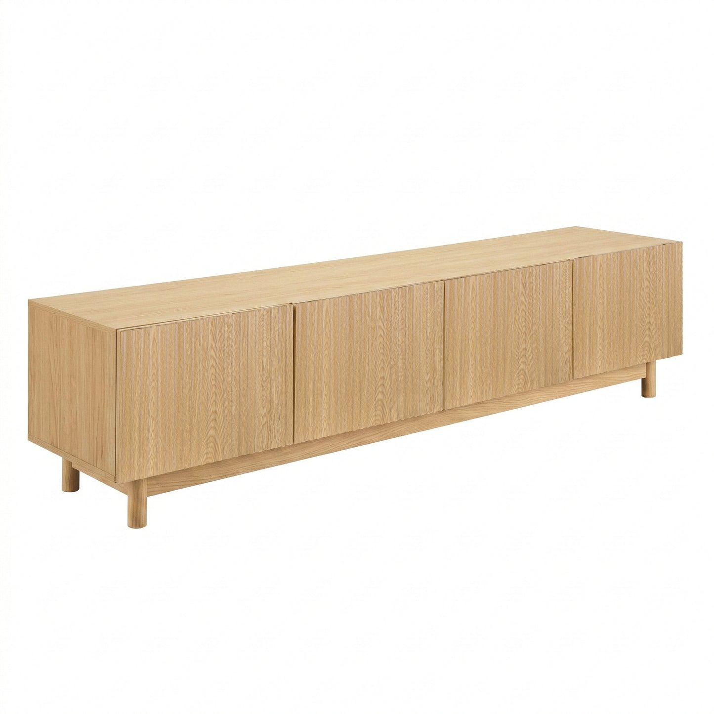 Blaise 180cm TV Unit Entertainment Unit Storage Cabinet - Pine