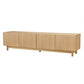 Blaise 180cm TV Unit Entertainment Unit Storage Cabinet - Pine