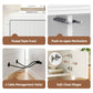 Faelan 180cm TV Unit Entertainment Unit Storage Cabinet - White