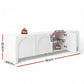 Henrik 180cm TV Unit Entertainment Unit Storage Cabinet Adjustable Shelf - White