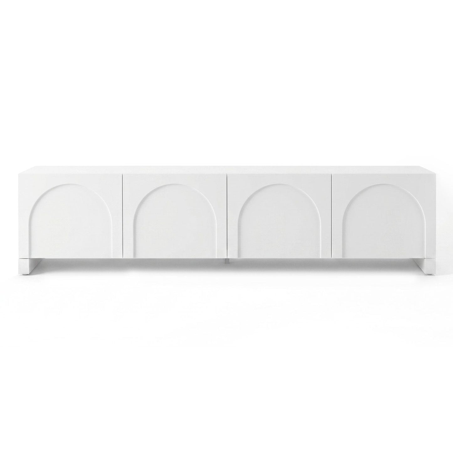 Henrik 180cm TV Unit Entertainment Unit Storage Cabinet Adjustable Shelf - White