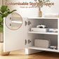 Henrik 180cm TV Unit Entertainment Unit Storage Cabinet Adjustable Shelf - White