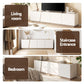 Novak 180cm 180cm TV Unit Storage Cabinet Living Room - White and Oak