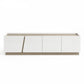 Novak 180cm 180cm TV Unit Storage Cabinet Living Room - White and Oak