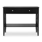 Console Table 2 Drawers 100CM - Black