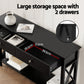 Console Table 2 Drawers 100CM - Black