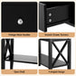 Console Table 2 Drawers 100CM - Black