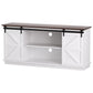 Ripley Buffet Sideboard Storage Cabinet Kitchen Cupboard Sliding Doors - White