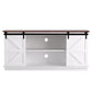 Ripley Buffet Sideboard Storage Cabinet Kitchen Cupboard Sliding Doors - White