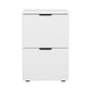 Artiss Filing Cabinet Files Storage Office Shelves File Organiser White 2 Drawer