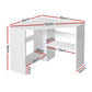 Artiss Corner Computer Desk Shelves CPU Stand L-shape Home Office Workstation Desks