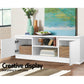 Dyre 120cm TV Entertainment Unit - White - White