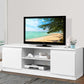 Dyre 120cm TV Entertainment Unit - White - White
