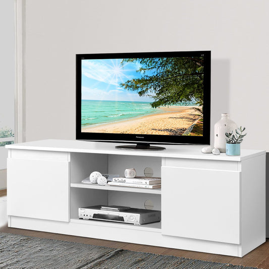 Dyre 120cm TV Entertainment Unit - White - White