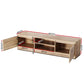 Halle 160cm TV Stand Entertainment Unit Lowline Storage Cabinet Wooden - Wooden