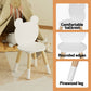 Paulie 3-Piece Kids Table & Chairs Set Activity Playing Study Children Desk - White