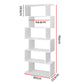 Artiss Bookshelf 6 Tiers - Riva White