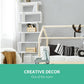 Artiss Bookshelf 6 Tiers - Riva White