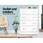 Artiss 4 Chest of Drawers - White