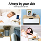 Chatham Wooden Bedside Tables Nightstand Shelf Cabinet Storage Lamp Side Wooden - White & Wood
