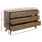 Artiss 6 Chest of Drawers - Walnut