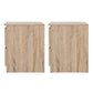 Set of 2 Kenora Bedside Tables with 2 Drawers - Oak