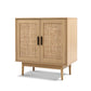 Rowan Rattan Buffet Sideboard 2 Doors - Oak