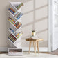 Artiss Tree Bookshelf 9 Tiers - Echo White