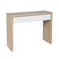 Wooden Console Table Storage Drawer - White Pine