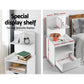 Stratford Wooden Bedside Tables Cabinet Shelf Display Side Nightstand Unit Storage - White