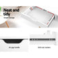 Artiss Computer Desk Drawer Cabinet Shelf White 90cm