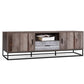 Lars 180cm TV Stand Entertainment Unit Storage Cabinet Industrial Wooden - Rustic