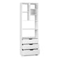 Artiss Bookshelf With Drawers - Nana White